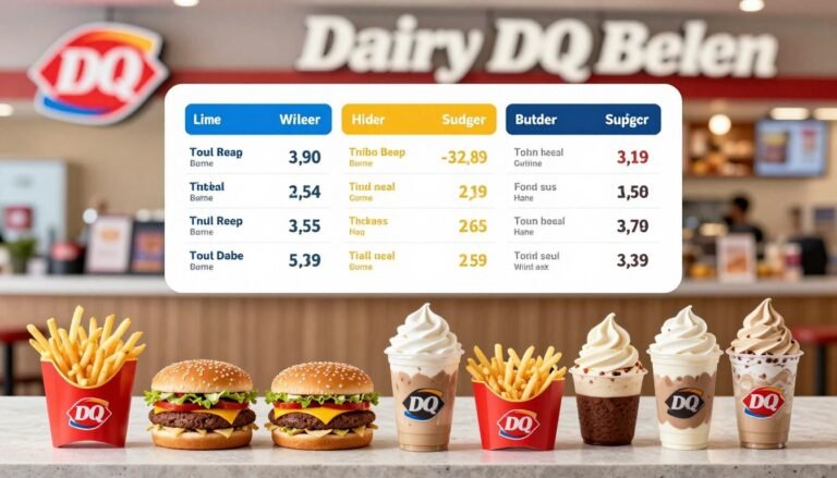 dairy queen menu nutrition