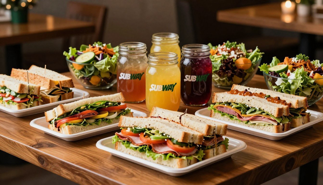 subway catering menu