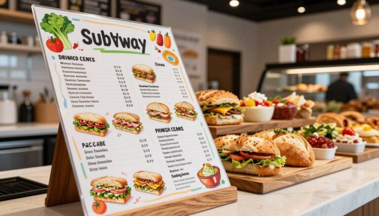 subway menu