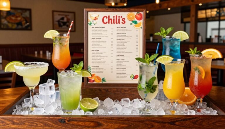 Chili's Drink Menu