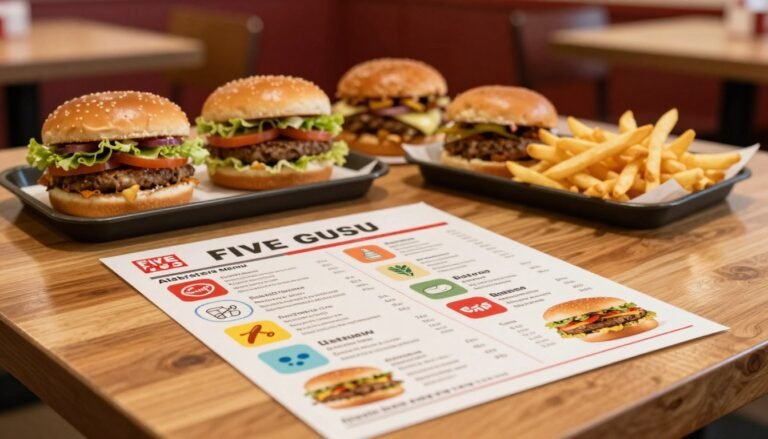 Five Guys Allergen Menu