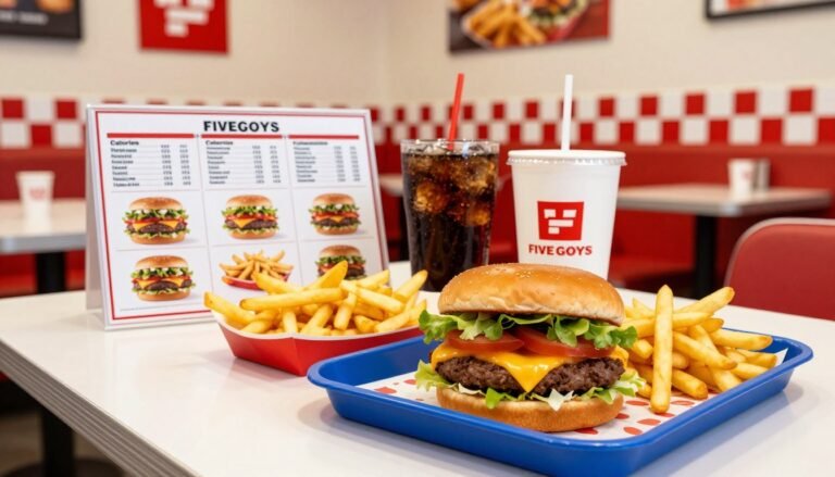 Five Guys Menu Nutrition
